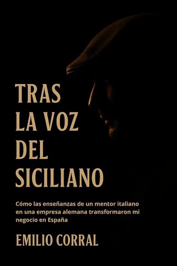 Cover of «Tras la voz del siciliano» by Emilio Corral
